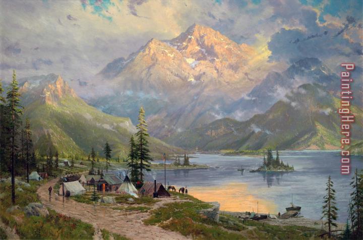 Thomas Kinkade The Edge of The Wilderness